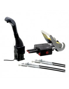 Kit Mando Pala con Distribuidor + Sirgas 1500 mm 90 l/min con Multiacoplamiento LVM92B-R-LS con Circuito Abierto