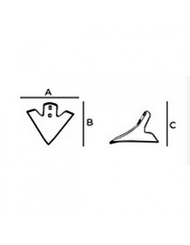 ETEW35 - Reja Cultivador Platano 35-B Tungsteno