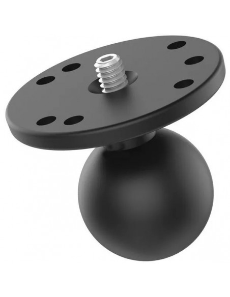RAMC202A - Base Redonda con plato Redondo C + Perno Roscado de 1/4" - 20" bola C/1,5" RAMC202A - Base Redonda con plato Redondo C + Perno Roscado de 1/4" - 20" bola C/1,5"