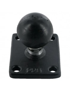 RAMC202U225 - Base Rectángular de 4 orificios a 1,5" x 2 " Bola de D/2,25"