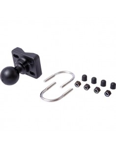 RAMC235 - Base de brida en U roscada para Rail de de 1" (25,4 mm) a 1,25" (31,8 mm) de Diámetro - Bola C/1,5"