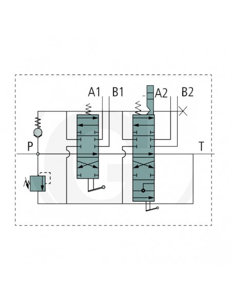 Valvula Hidráulica P80 2X Doble Efecto