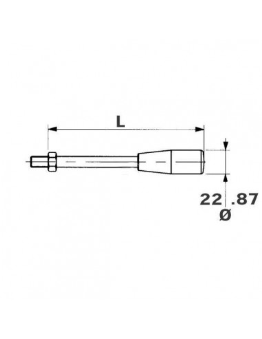 Palanca Distribuidor Monobloque AL01 8x120 Walvoil