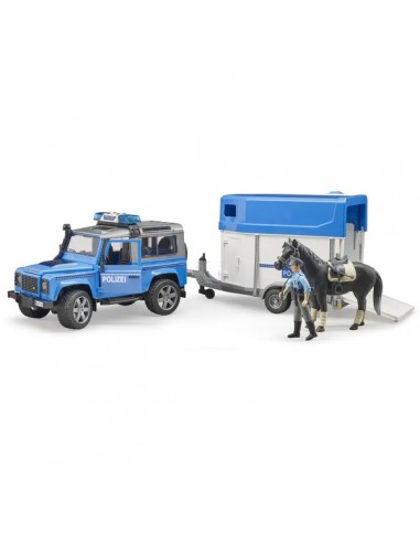 U02588 - Land Rover de la Policía con Remolque para Caballos U02588 - Land Rover de la Policía con Remolque para Caballos