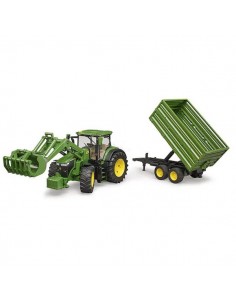 U03155 - John Deere 7R 350 con Cargador Frontal y Remolque
