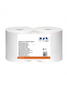 Rollo Papel 2 Capas 23 cm x 250 metros Pack 2 Unidades