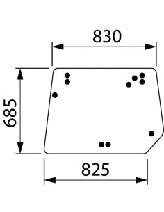3679459M1 - Landini Cristal Trasero Series Rex