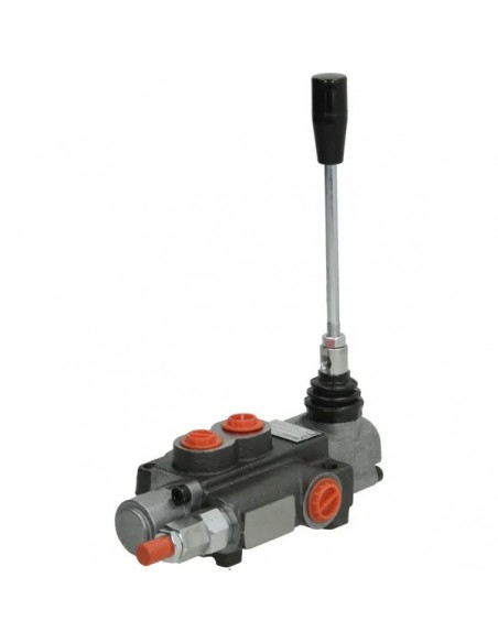 Distribuidor Hidráulico Manual 1 Palanca Doble Efecto Muelle 80 l/min 1/2" 300 Bares