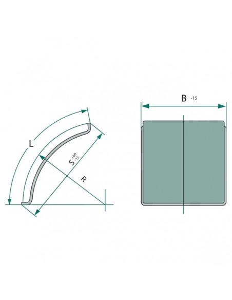 87616388GN - CNH Guardabarros Delantero 420x1315 mm