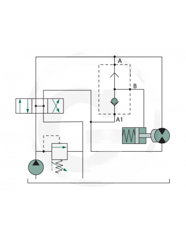 Válvula de lanzadera de múltiples vías