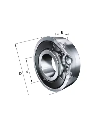 rodamiento bolas ranurado 50 x 110 x...