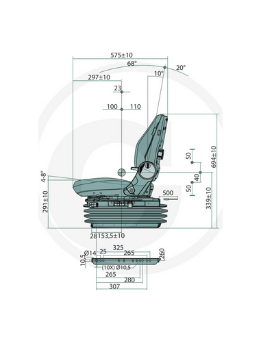 ASIENTO NEUMATICO PROBOSS AS2480