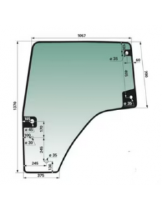 cristal puerta izuierda