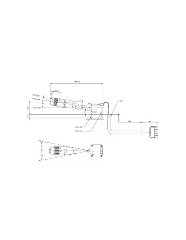 mando de luces case ih