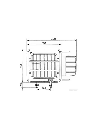 faro halogeno izquierdo blanco/ambar...