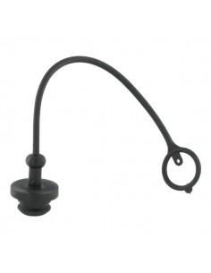TM12LN - Tapón Hidráulico Antipolvo 1/2" Macho Negro