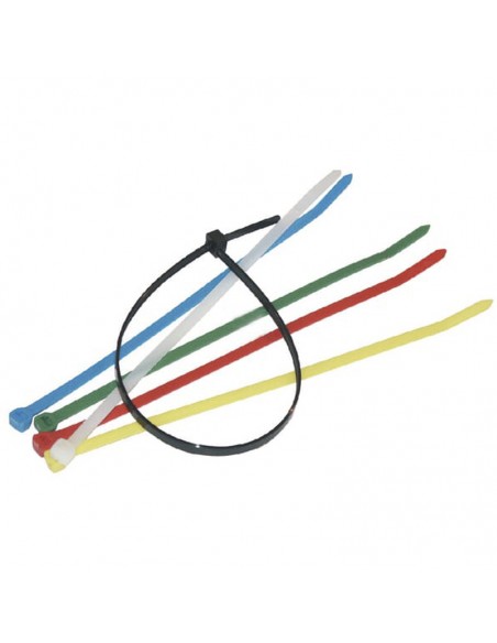 Brida sujetacables 7,6x370 mm, negra, 100 unid.