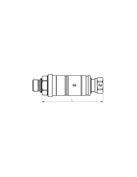 John Deere Enchufe Rápido Hembra M22x150 externo Adaptable