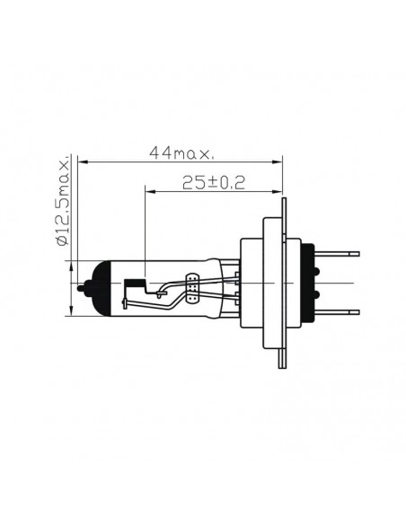 Bombilla Halógena H7 24V 70W PX26d