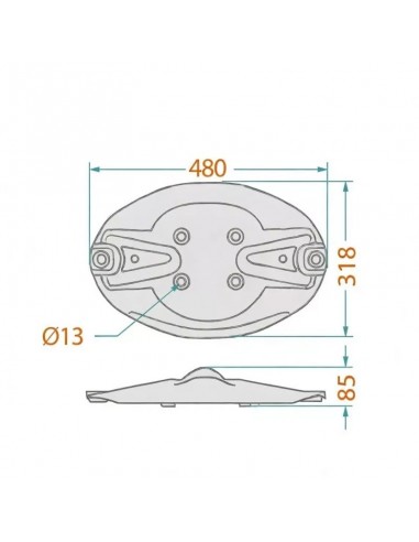 Disco de Corte Segadora Adaptable Kuhn Alterna - Fc