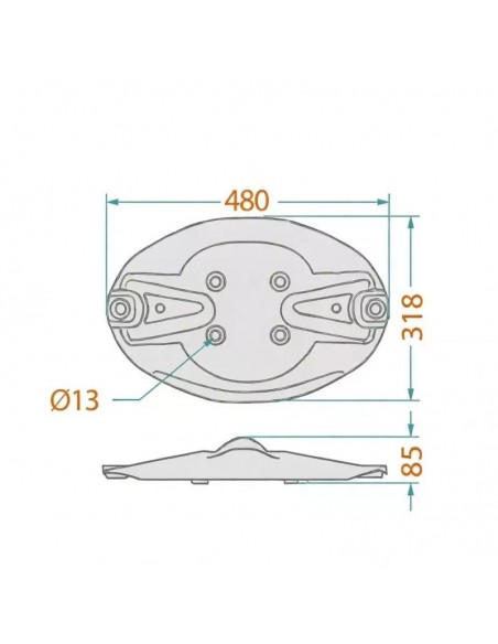 Disco de Corte Segadora Adaptable Kuhn Alterna - Fc
