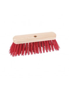 Escoba sintética 29 cm madera FSC
