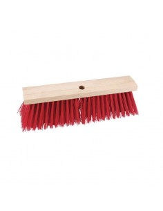 Escoba sintética 40 cm madera FSC