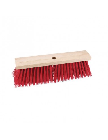 Escoba sintética 40 cm madera FSC