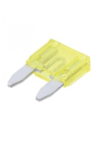 Fusible tipo enchufe Mini 32 V 20 A, longitud 16,3 mm, amarillo
