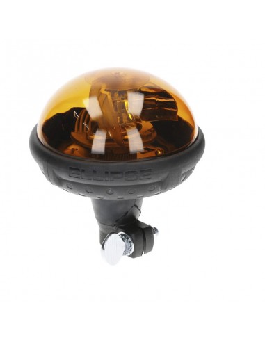 Faro rotativo halógeno Ellipse ámbar 12 V 21 W fijación mástil flexible