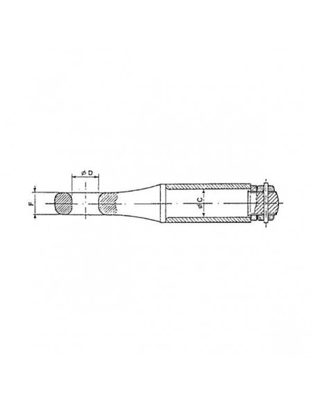 OTO43 - Enganche de Remolque con Argolla Giratoria 2 Toneladas
