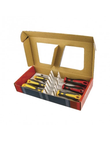 Juego de destornilladores planos/Phillips 6 piezas