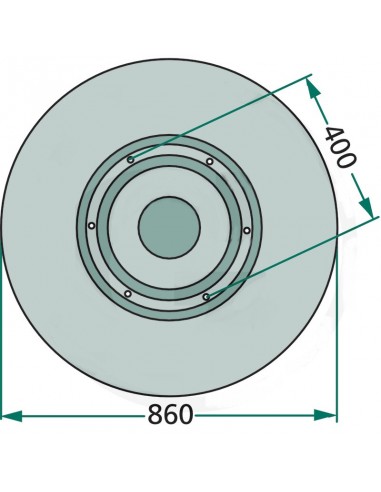 Disco segadora 860 mm Adaptable Deutz-Fahr - PZ