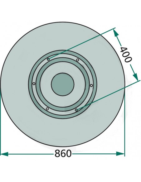 Disco segadora 860 mm Adaptable Deutz-Fahr - PZ