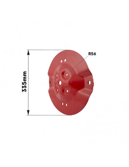 disco corte Kverneland Taarup Adaptable 335 mm.