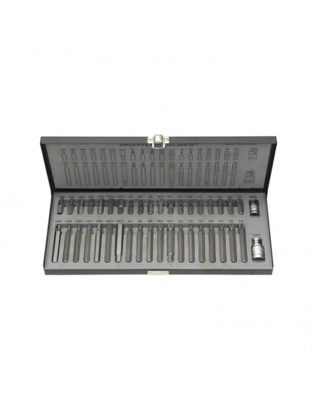 Juego de puntas hexagonales y Torx® en estuche 40 piezas