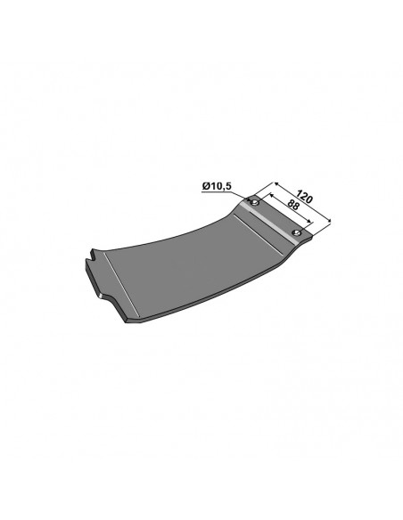 Soporte Patín Vicon CM165 - CM240 Adaptable