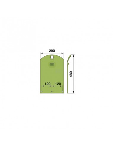 Patín Segador Krone 480 mm Adaptable