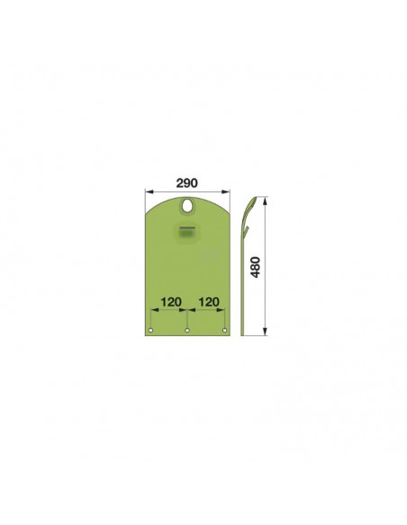 Patín Segador Krone 480 mm Adaptable