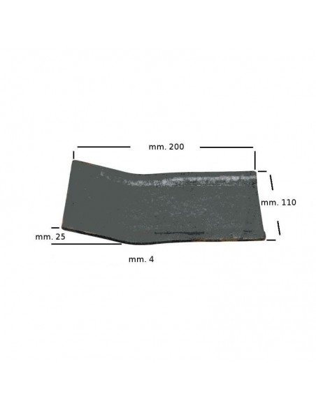 Placa Deslizamiento Segadora Kuhn 200 mm Adaptable
