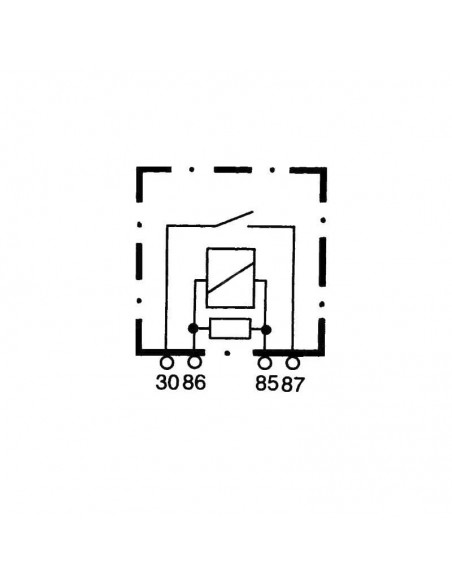 Relé 20A 12 V Hella
