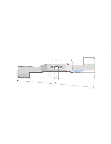 Cuchilla 480 mm Izquierda AYP
