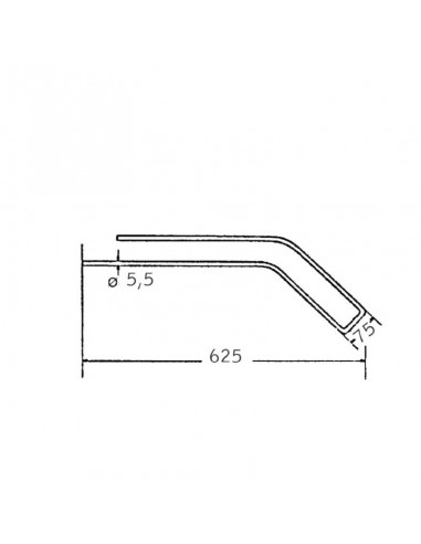 Dientes de hilerar 625 mm Claas Adaptable