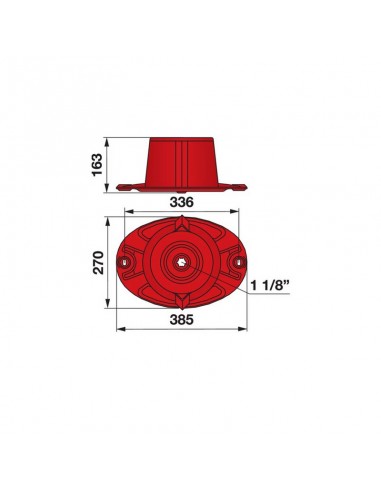 Disco Segadora Kuhn 385x270 mm Adaptable