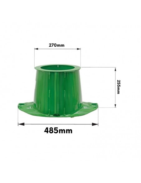 Disco de corte con tambor 485 mm John Deere Adaptable