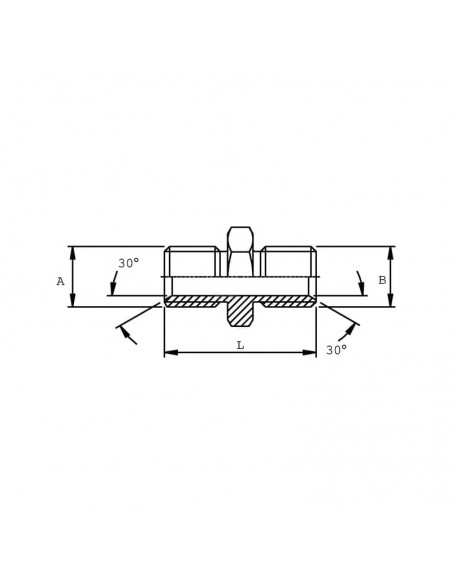 Machón Hidráulico M-M 1-2" BSP