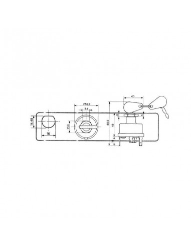 Interruptor arranque 1-2-3-4 Landini - Massey Ferguson Adaptable