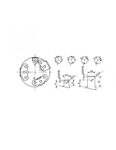 Interruptor arranque 1-2-3-4 Landini - Massey Ferguson Adaptable