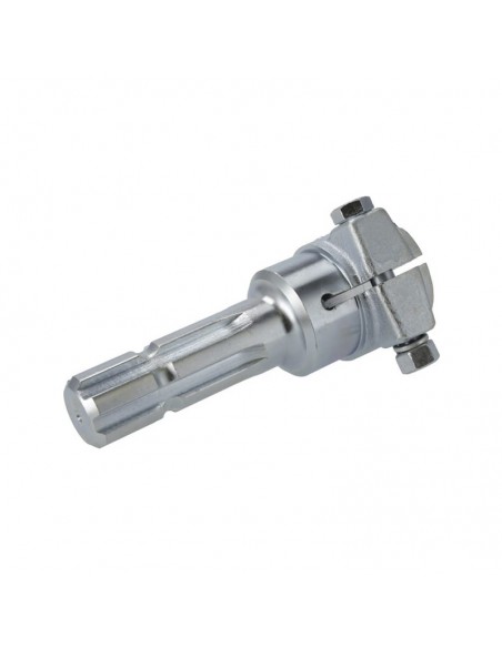 Reductor para eje TDF macho de 1 3-8" 6z a hembra Ø35 mm con pasador de fijación