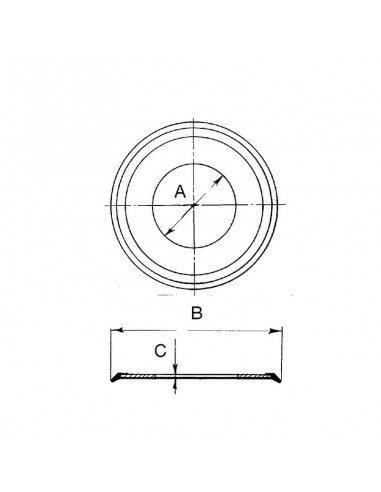 Retén guardapolvo buje rueda 40x80x2,5 mm